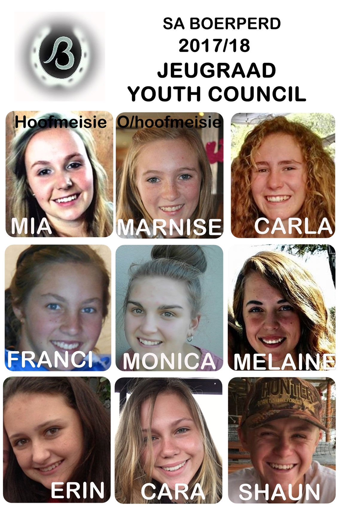 SA Boerperd Youth Council 2018